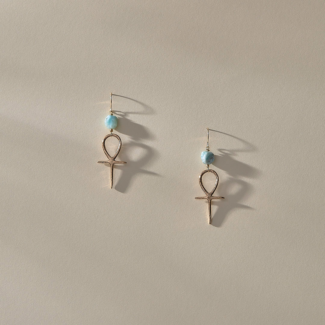Ankh Earrings