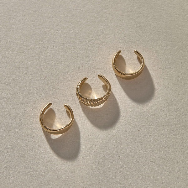 The Gold Anut Cuff Set