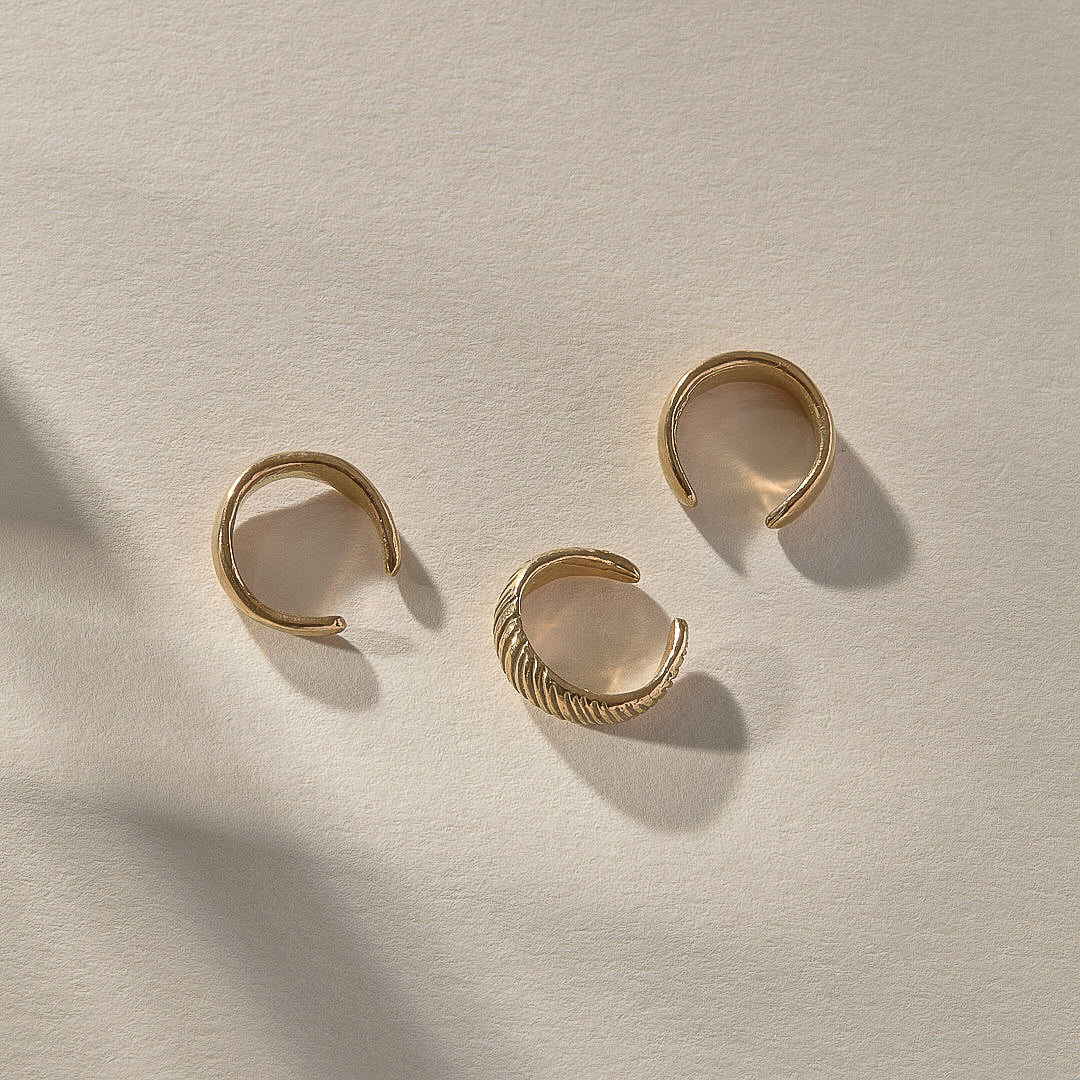 Anut Cuff Set | Gold