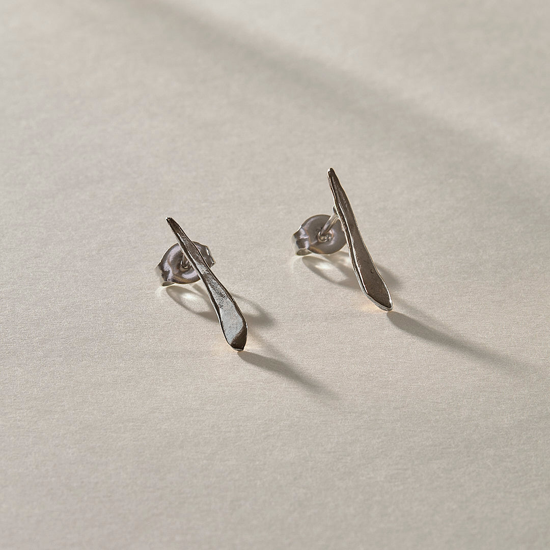 Bone Studs | Silver