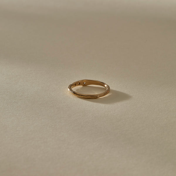 Vida Champagne Diamond Ring | Gold