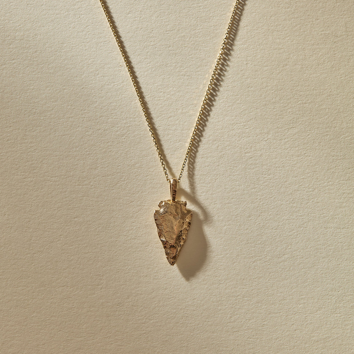 Arrowhead Necklace | Gold