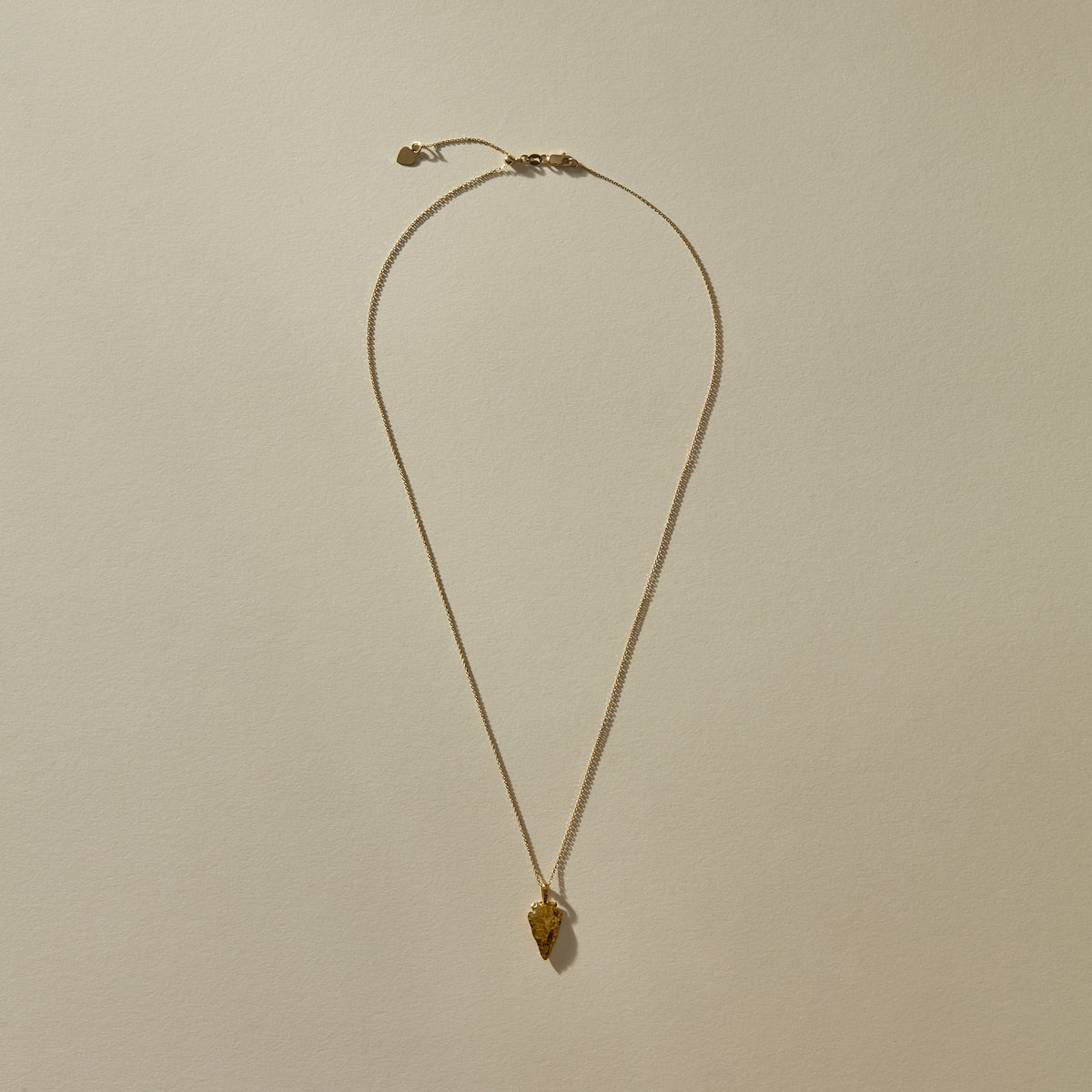 Arrowhead Necklace | Gold
