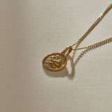 Wild Rose Necklace | Gold