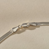 Fehu 4.5mm Herringbone Necklace | Silver