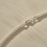 Luz Curb Chain Necklace | Silver