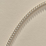 Luz Curb Chain Necklace | Silver