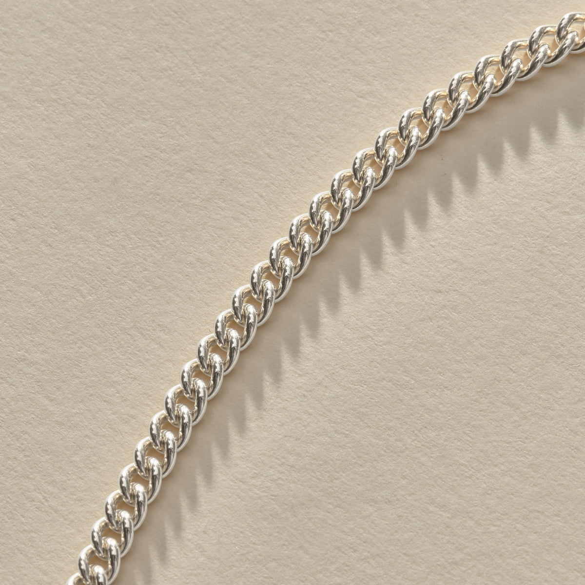 Luz Curb Chain Necklace | Silver