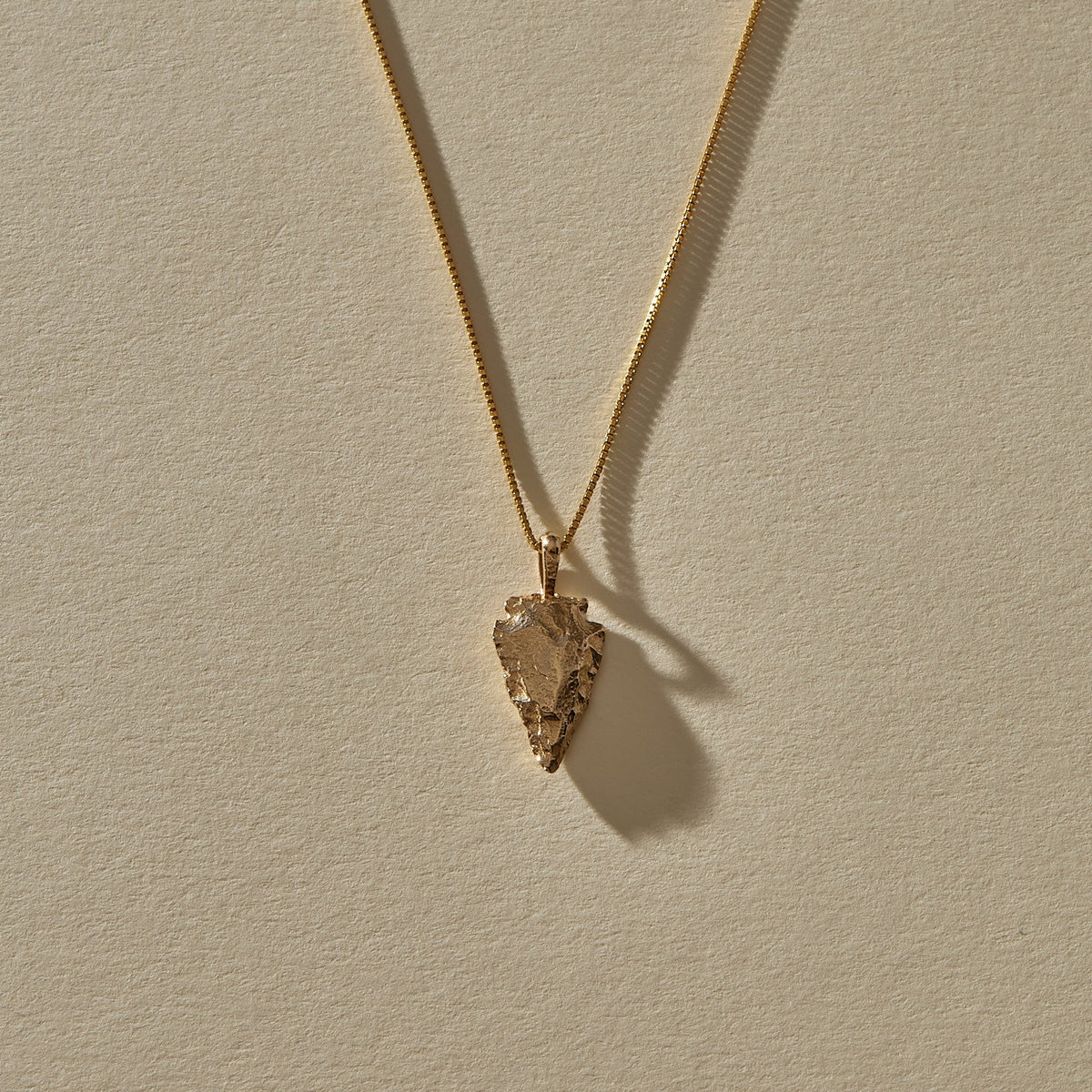 Arrowhead Necklace | Bronze