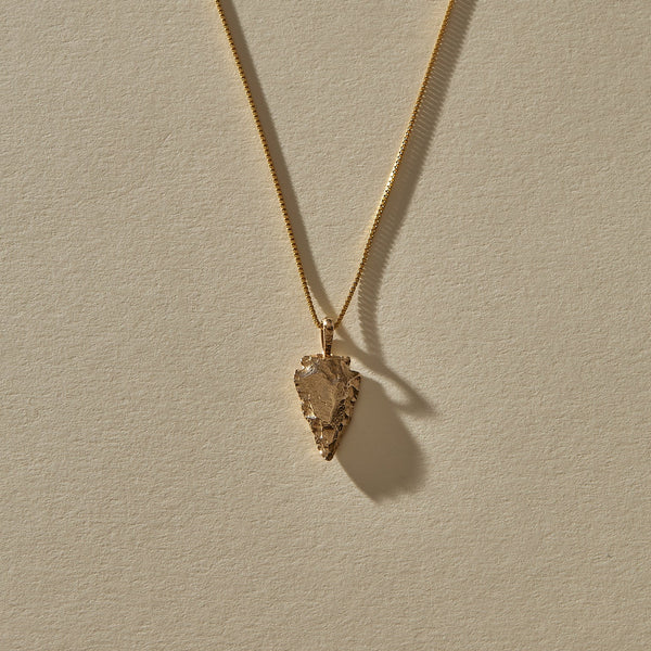 Arrowhead Necklace | Bronze