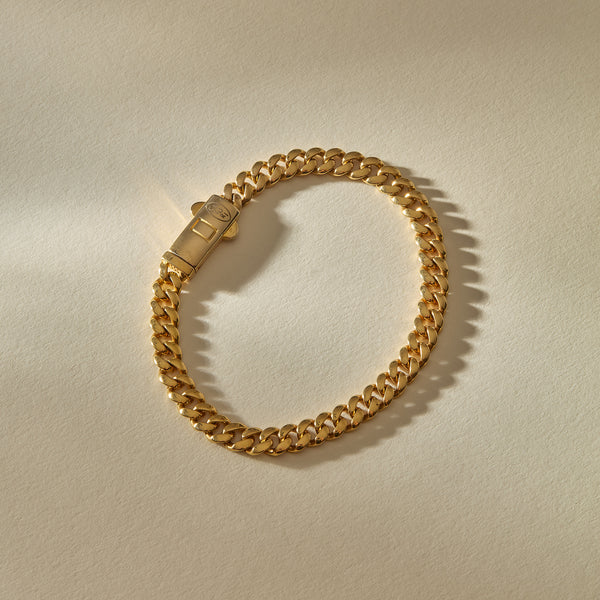 Oro Sagrado Cuban Bracelet | Gold