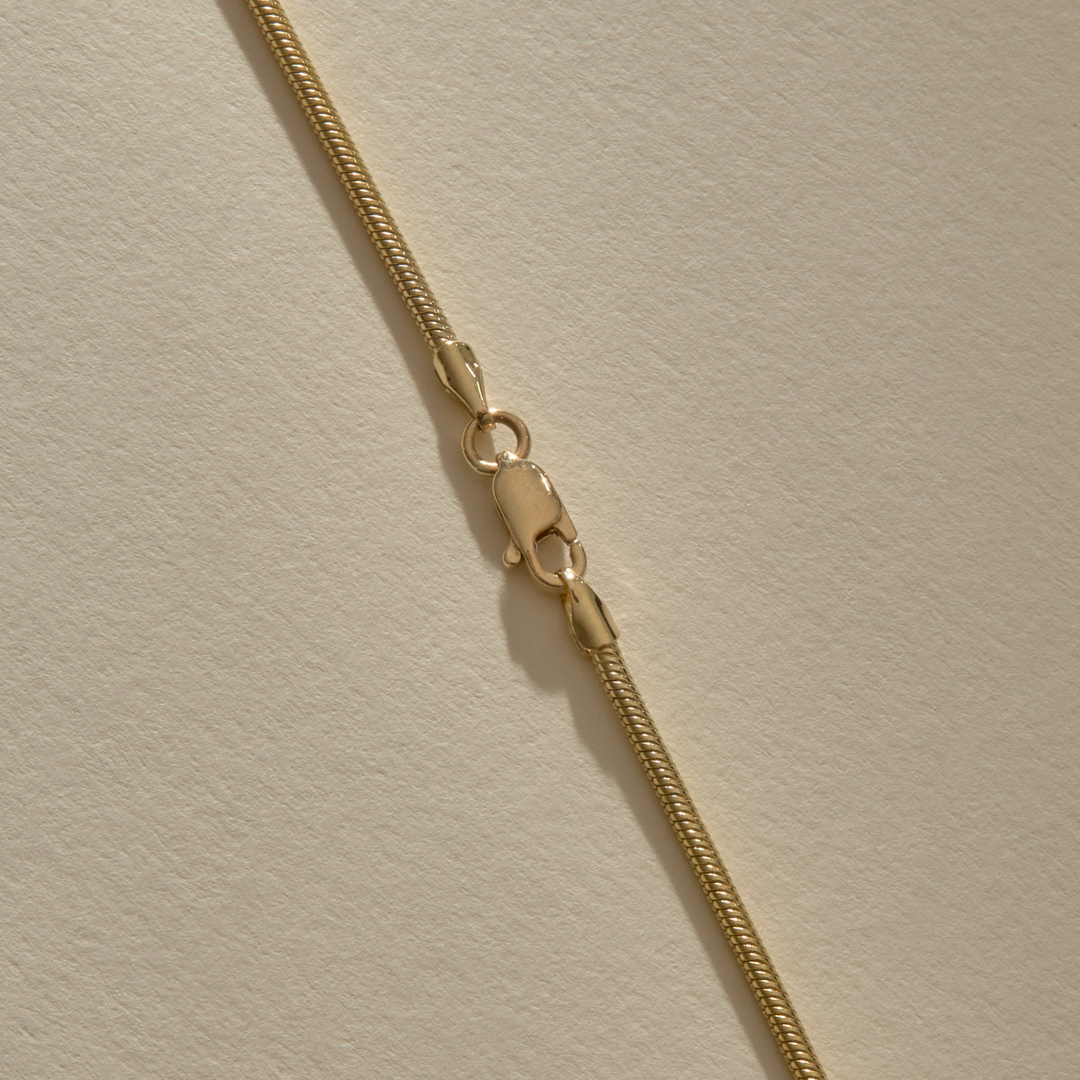 Crescent Stone Necklace | Gold
