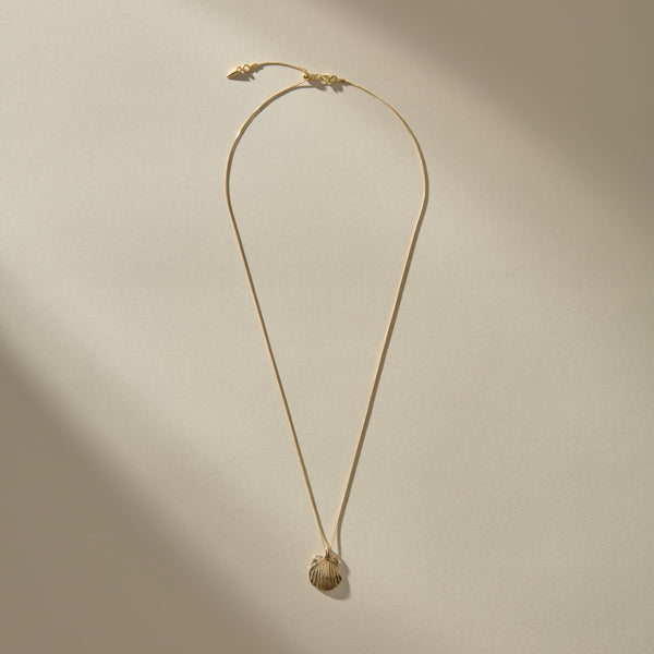 Elysian Shell Necklace | Gold
