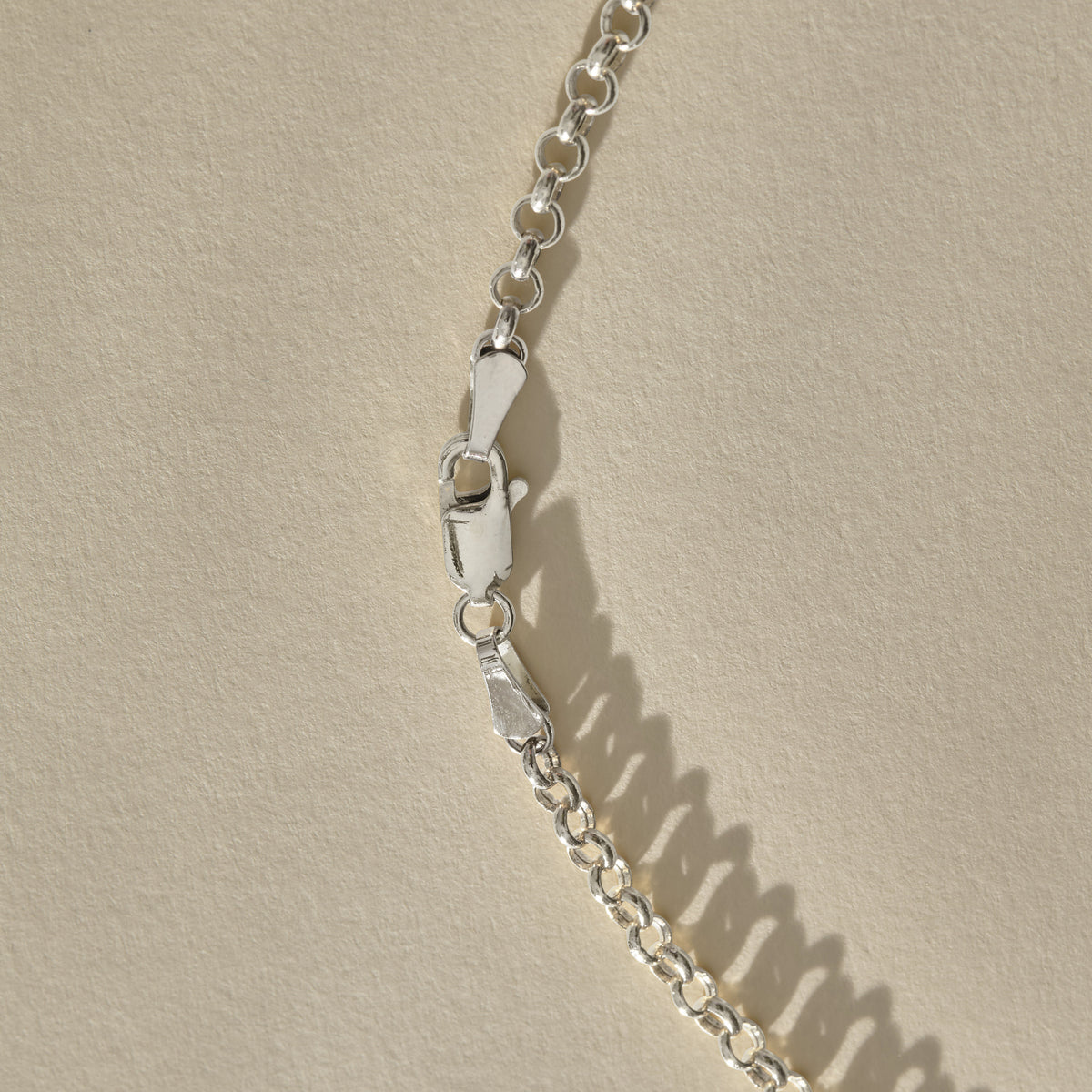 Eterna Rolo Chain Necklace | Silver