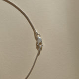 Luar Pearl Drop Necklace | Silver