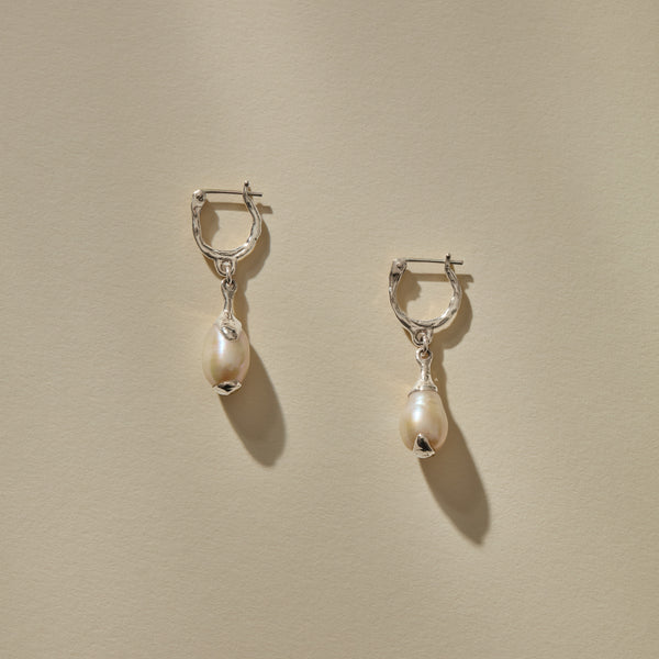 Luar Drop Earrings | Silver