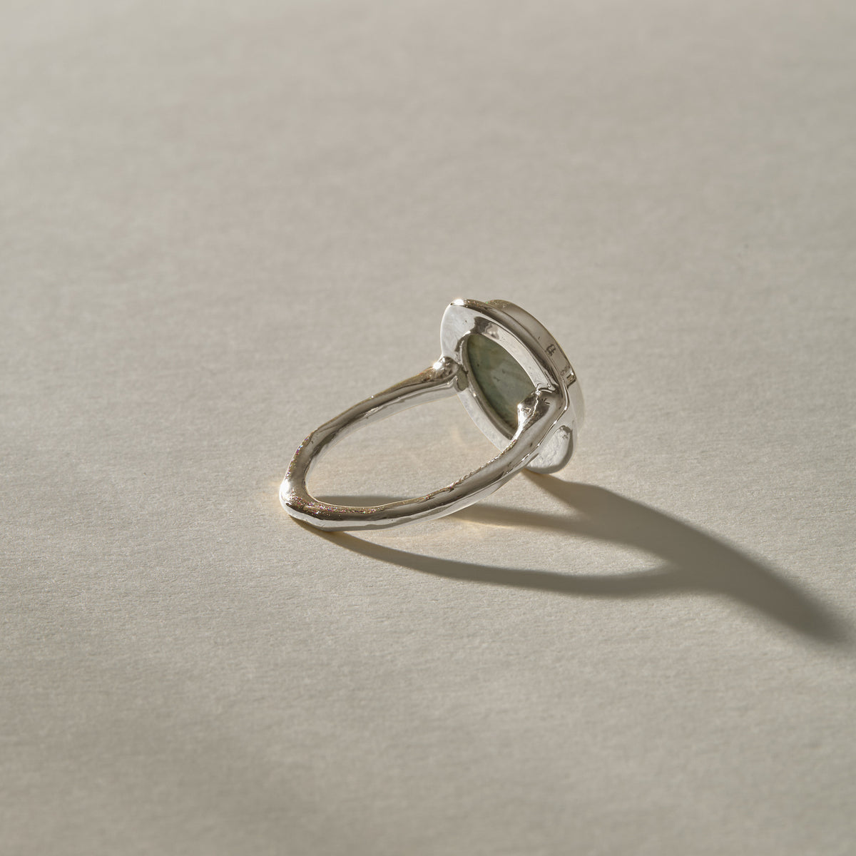 Reverie Jasper Amulet Ring II | Silver