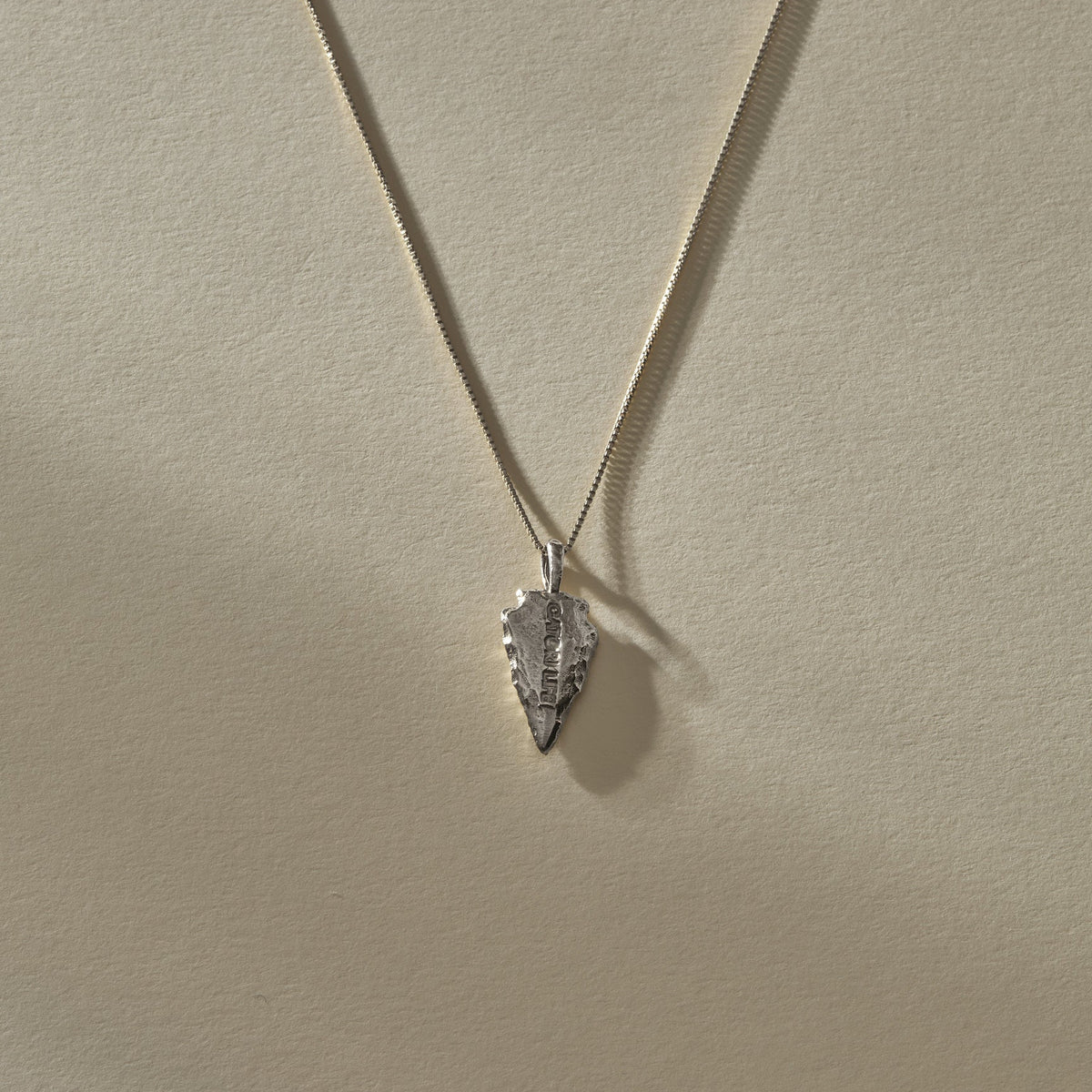 Arrowhead Necklace | Silver