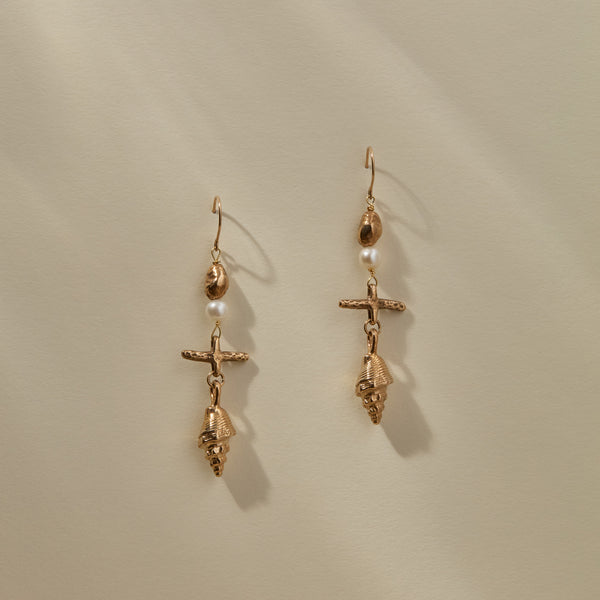Sereia Chandelier Earrings | Bronze