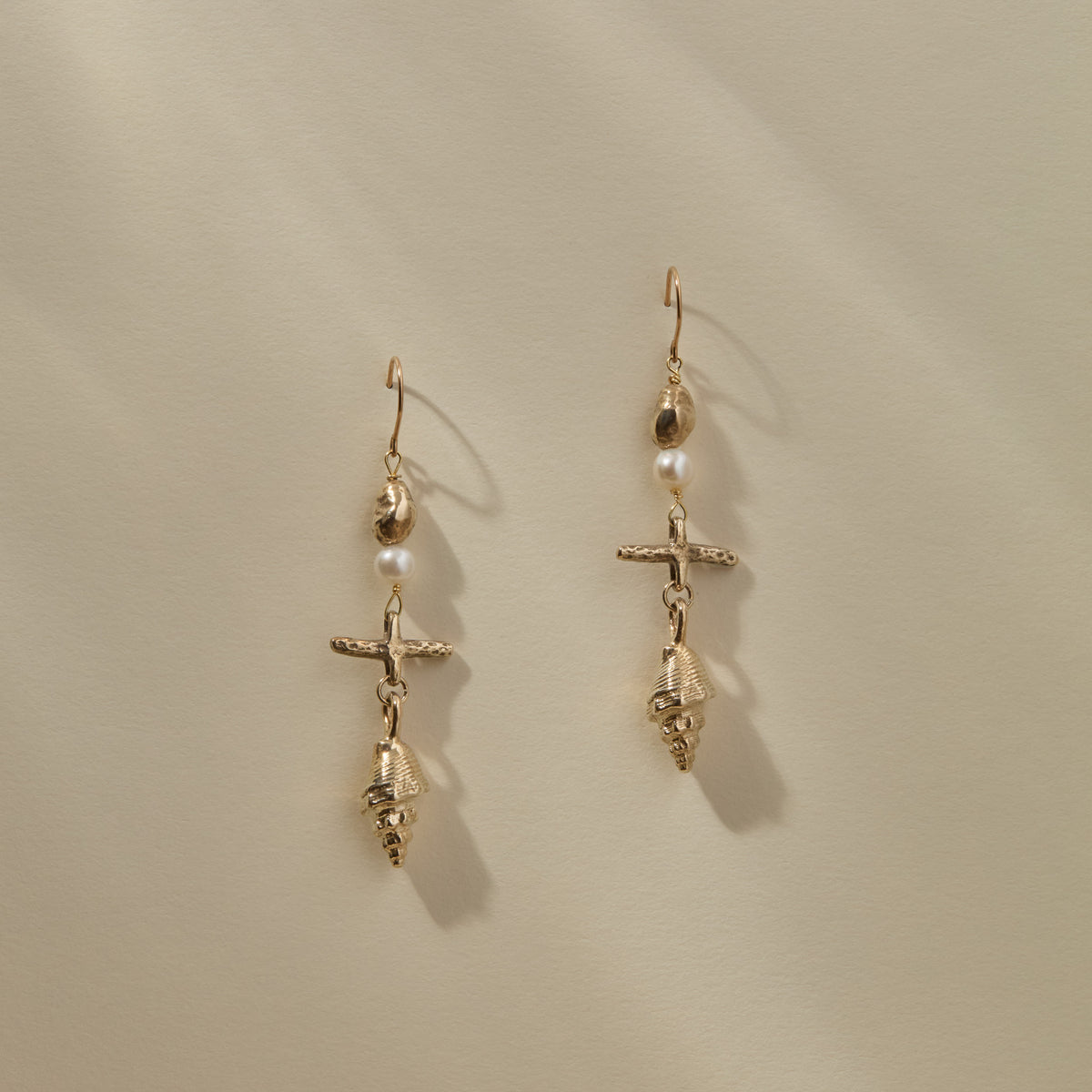 Sereia Chandelier Earrings | Gold
