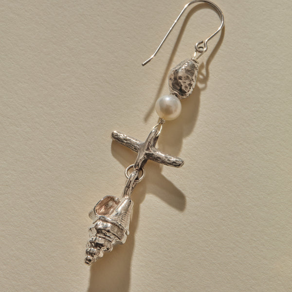 Sereia Chandelier Earrings | Silver