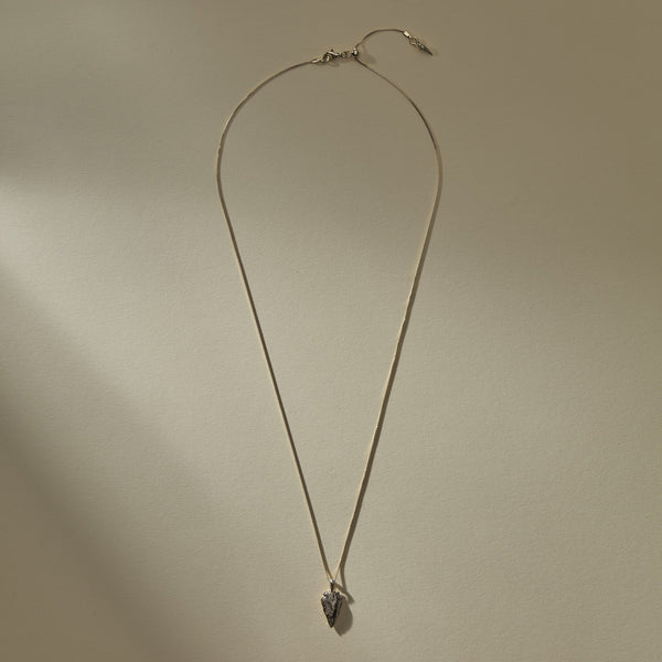 Arrowhead Necklace | Silver
