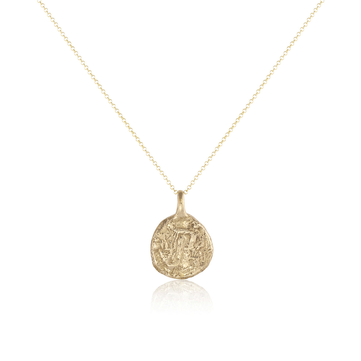 Ancient Coin Necklace | Gold