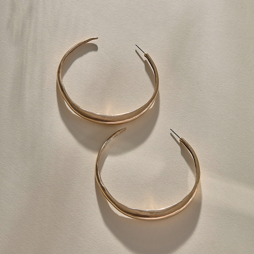 Cleo Hoops | Bronze