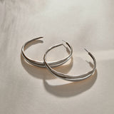 Cleo Hoops | Silver