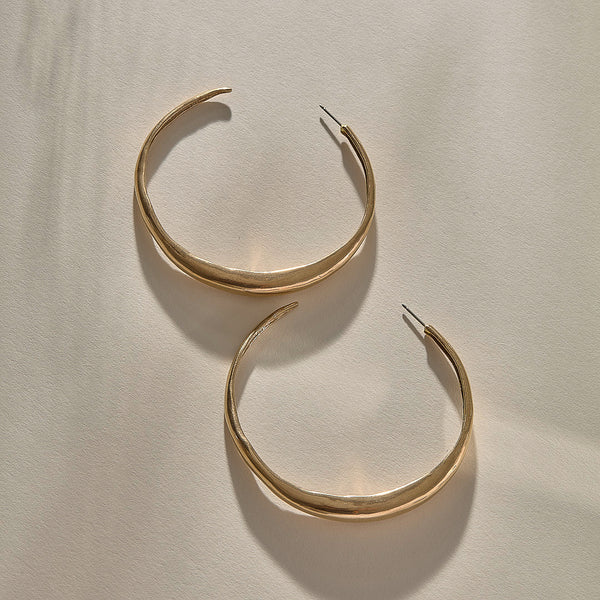 The Gold Cleo Hoops