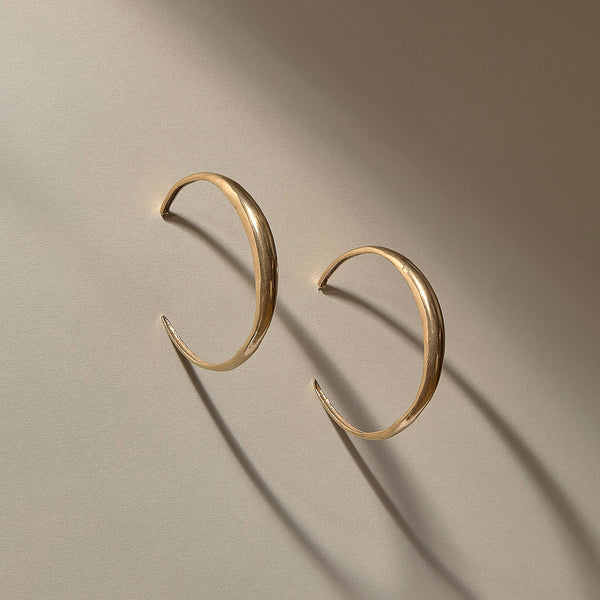 The Gold Cleo Hoops