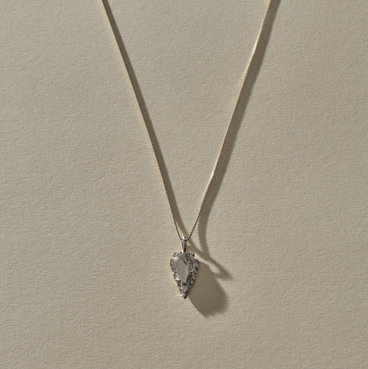 Arrowhead Necklace | Silver