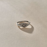 Evil Eye Ring | Silver