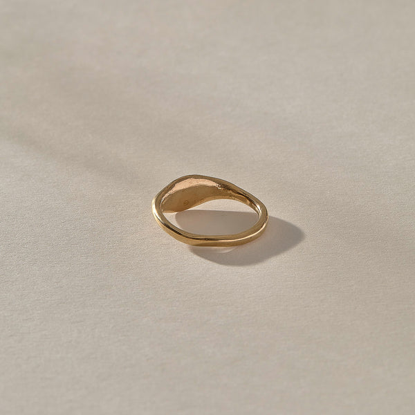 The Gold Evil Eye Ring