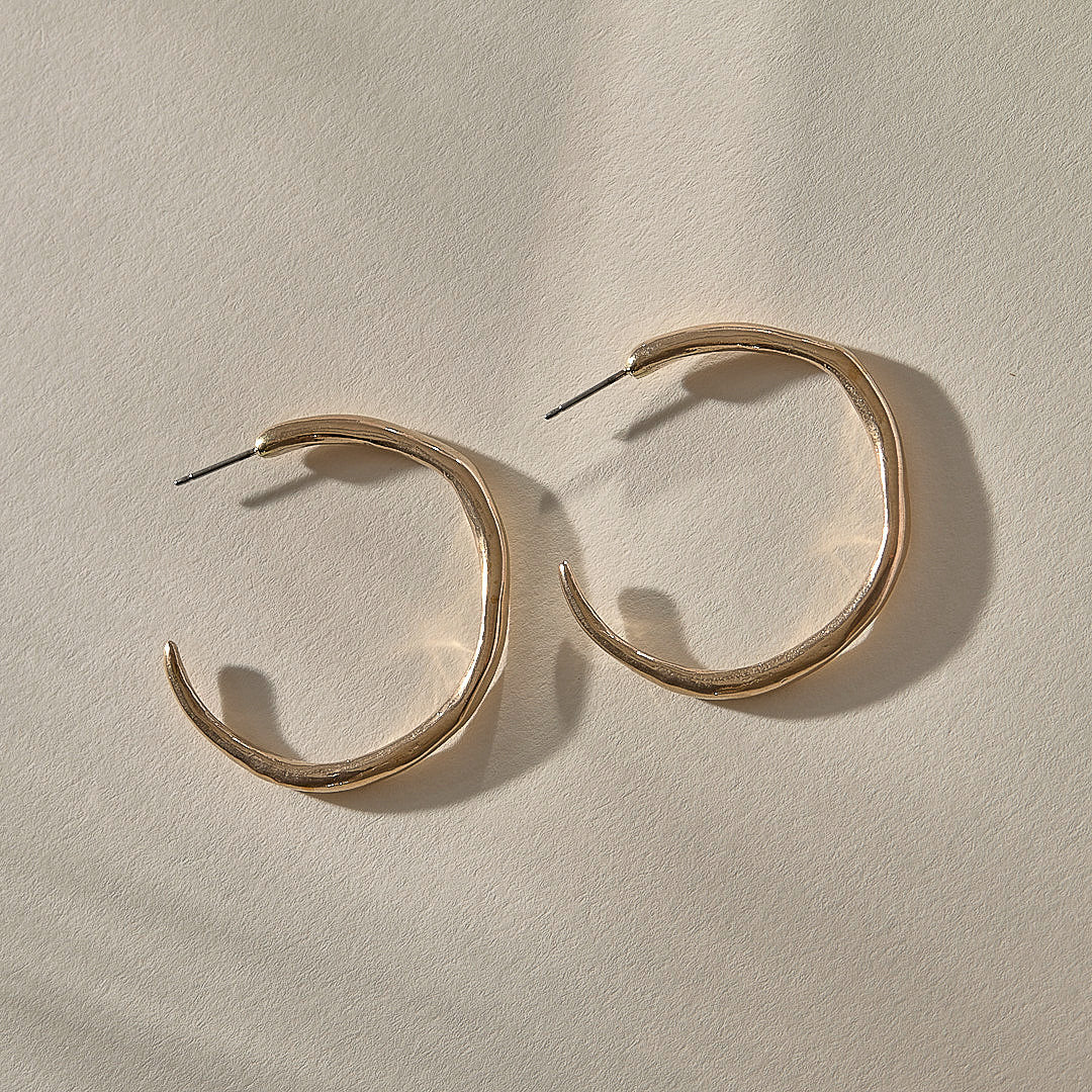 The Bronze Gitana Hoops