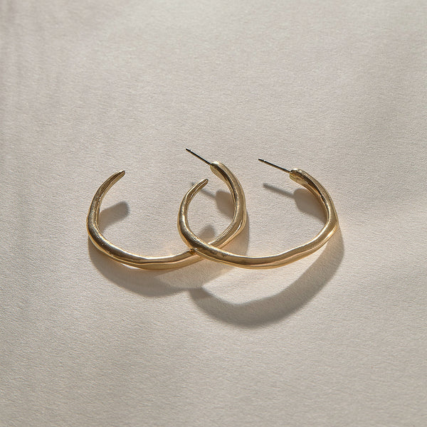 The Gold Gitana Hoops