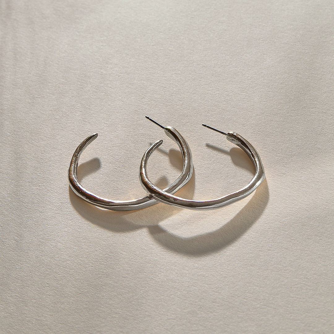 Gitana Hoops | Silver