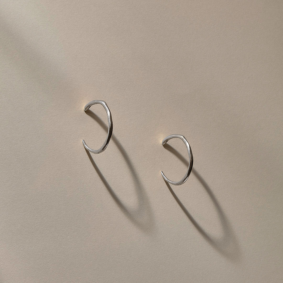 Gitana Hoops | Silver