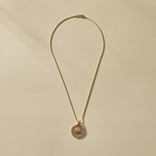 The Bronze Heart of the Sun Necklace