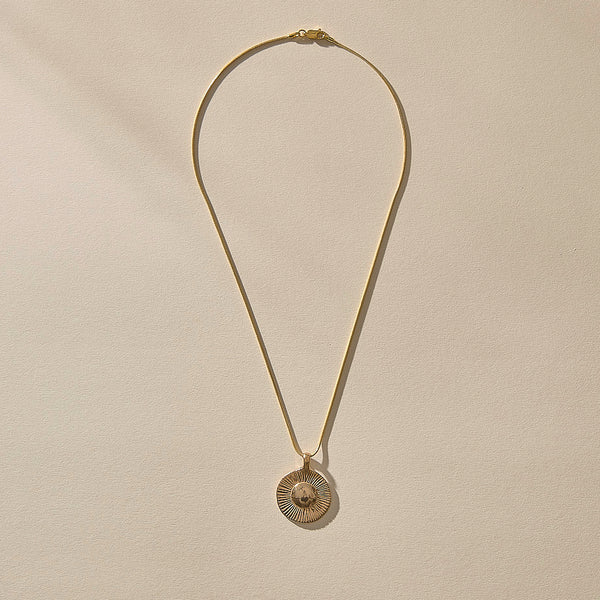 The Gold Heart of the Sun Necklace
