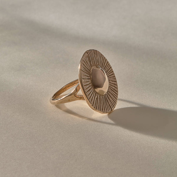 The Bronze Heart of the Sun Ring