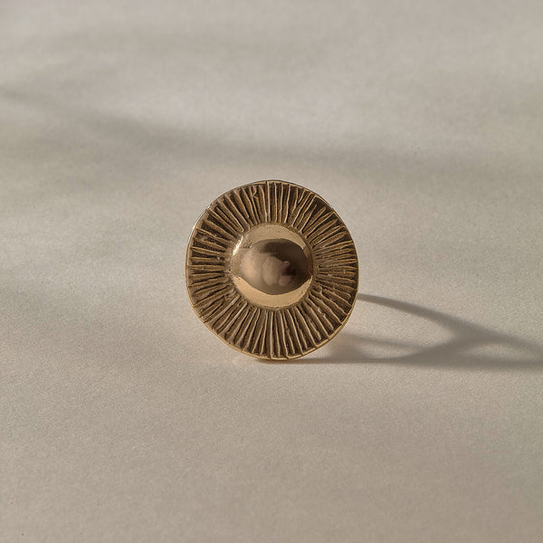 The Gold Heart of the Sun Ring