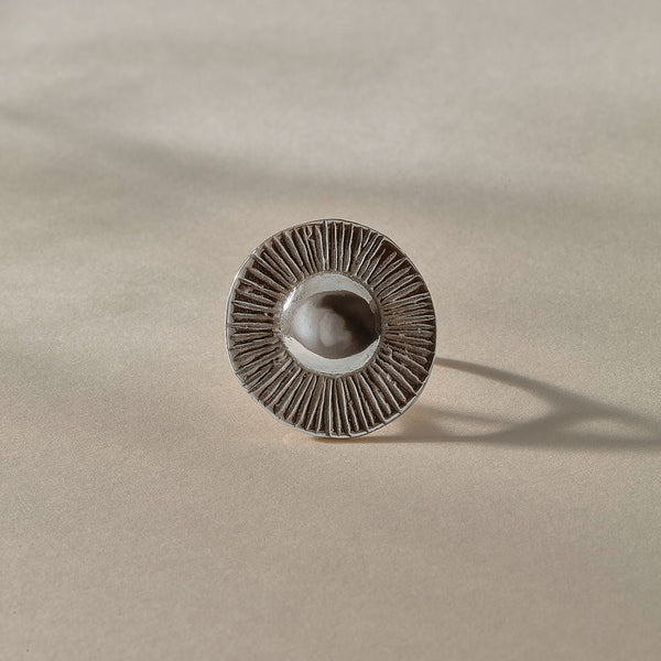 The Silver Heart of the Sun Ring
