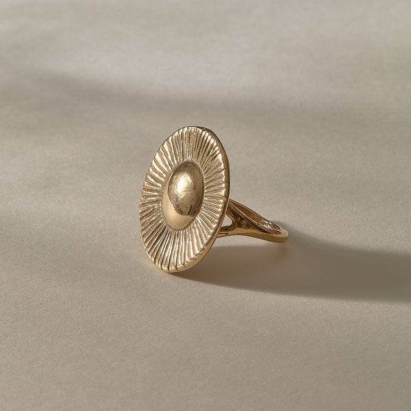 The Gold Heart of the Sun Ring