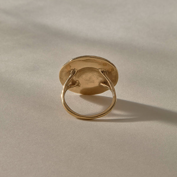The Gold Heart of the Sun Ring
