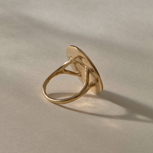 The Gold Heart of the Sun Ring