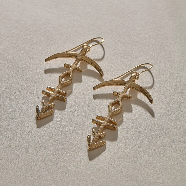 The Gold Hoku Earrings