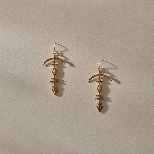 The Gold Hoku Earrings