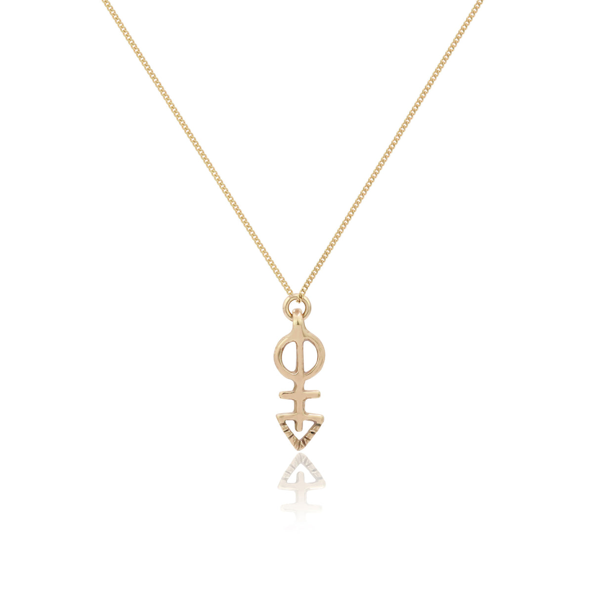 Mini Ma'at Charm Necklace