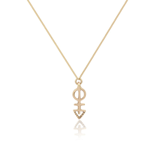 Mini Ma'at Charm Necklace